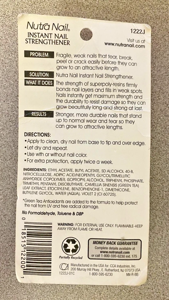 1 PEÇA ANTIOXIDANTE CHÁ VERDE FORTALECEDOR INSTANTÂNEO UNHA NUTRA 0,50 FL OZ - Imagem 2 de 2