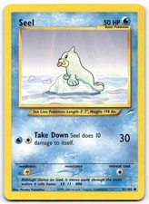 Seel 081/105 Neo Destiny Pokemon Card Vintage WOTC | LP