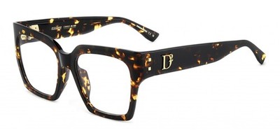 Dsquared2 D2 0151/G Havana 55/18/140 WOMAN Eyewear Frame