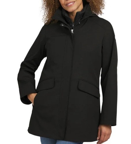 Chaqueta y chaleco Systems 3 en 1 nuevo con etiquetas | Negro | Mediano | Lands' End - Imagen 2 de 5