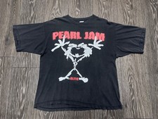 Vintage 1991/92 Pearl Jam Alive Stickman Ten Tour Concert Rock T Shirt Tee XL