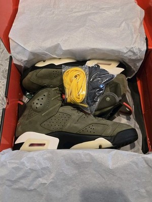 DEADSTOCK: Nike Air Jordan Retro 6 SP Travis Scott  Cactus Jack   Size 9.5