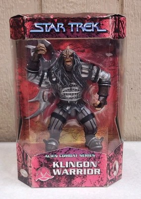 1999 Playmates Star Trek Alien Combat Series Klingon Warrior Figure
