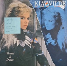 Kim Wilde Teases & Dares Vinyl Record LP VG+/G+ WILDE1 1984