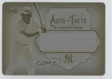 2006 Artifacts Auto-Facts Printing Plate Yellow 1/1 Graig Nettles #AF-GN 19bs