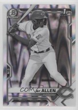 2021 Bowman Draft Chrome Black & White RayWave Refractor Jay Allen #BDC-11 0j4i