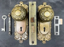 Corbin 1905 Holland Victorian Passage Set Brass  F-22400 1 Of 12 Sets