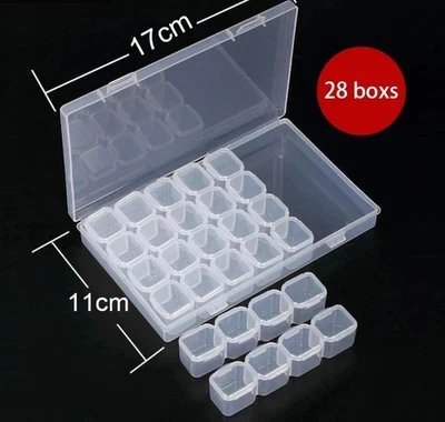 Diamond Painting Storage Boxes Bead Organiser Tray Art Beads Embroidery Case