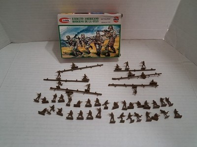 Vintage AIRFIX Ejercito Americano Moderno De LA Otan HO/00 Scale 40 Figures