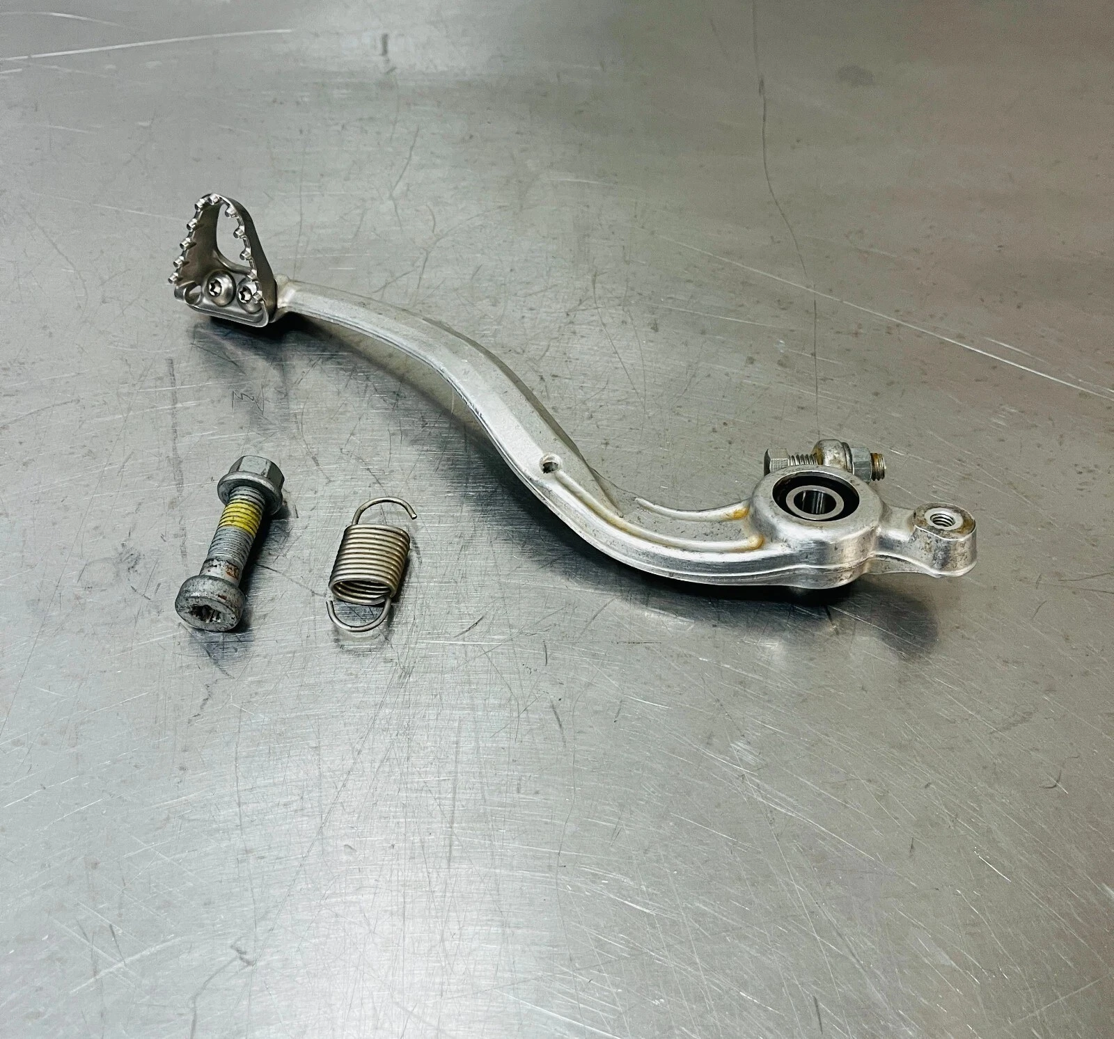 2022 KTM 125 SX Rear Brake Pedal OEM Foot Lever Silver 79413050144 Dirt Bike SX