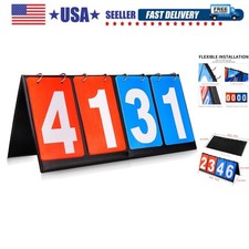 Scoreboard Score Keeper Score Flipper for Basketball Tennis Sports