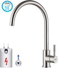 G4008-98 Kitchen Sink Taps Mixer Low Pressure, Single Lever 360° Swivel High Spo