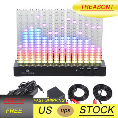 Acrylic 14-segment Spectrum Analyzer Level LED Indication Music Spectrum Light