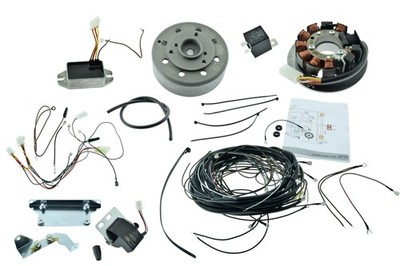 Org. Vape Zündung MIT Kabelbaum für Simson S51 S50, 12V 100W M-G-V, komplett