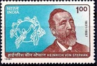India 1981 UPU 100th/von Stephan Mail Postal History People 1v MNH