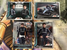 2025 Topps Chrome Formula 1 F1 Kimi Antonelli RC Rookie Base Lot of 4x Cards 🔥