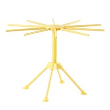 Ourokhome Collapsible Pasta Drying Rack, Plastic Foldable Homemade Yellow