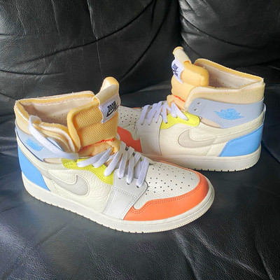 Air Jordan 1 High Zoom CMFT To My First Coach Size 9.5 DJ6910-100 Rare