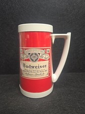 Vintage BUDWEISER Beer Mug ThermoServ Made in USA Insulated Mug