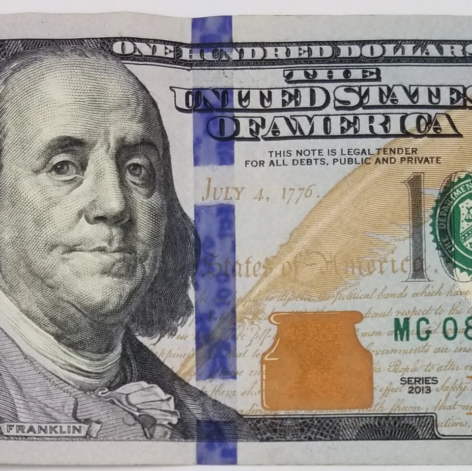 Birthday Anniversary August 19, 1951 Serial Number Hundred Dollars U.S. $100 FRN - Image 3 of 4