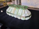 Tiffany Style Stained Glass vintage antique Pool Table Lamp 3-bulb Hanging light