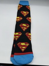 DC Super Man Logo Men s Crew Socks Size 6-12