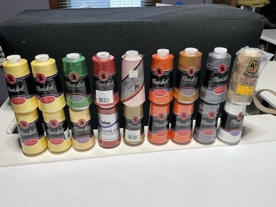 18 NEW Serger Thread Spools In Various Colors