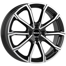CERCHIO IN LEGA PER OPEL CORSA 7,0J18" 4X108 25 65,10 MAK DAVINCI BLACK MIRROR