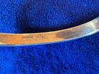 Clarence Bailon Santo Domingo silver stamped cuff bracelet fits 6" wrist in GUC — photo 4