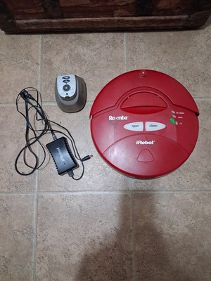 IROBOT Roomba Red Robot Vacuum Cleaner Model 4100  Vintage