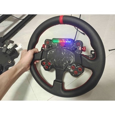 Simplayer 13'' Steering Wheel Rim + Quick Release + QUFEI H1 Pro Sim Racing Hub #