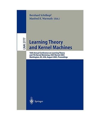 Learning Theory and Kernel Machines: 16th Annual Conference on Computational Lea