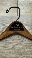 Vintage  Abe Stark Brooklyn  Wooden Hanger   Rare NYC Find