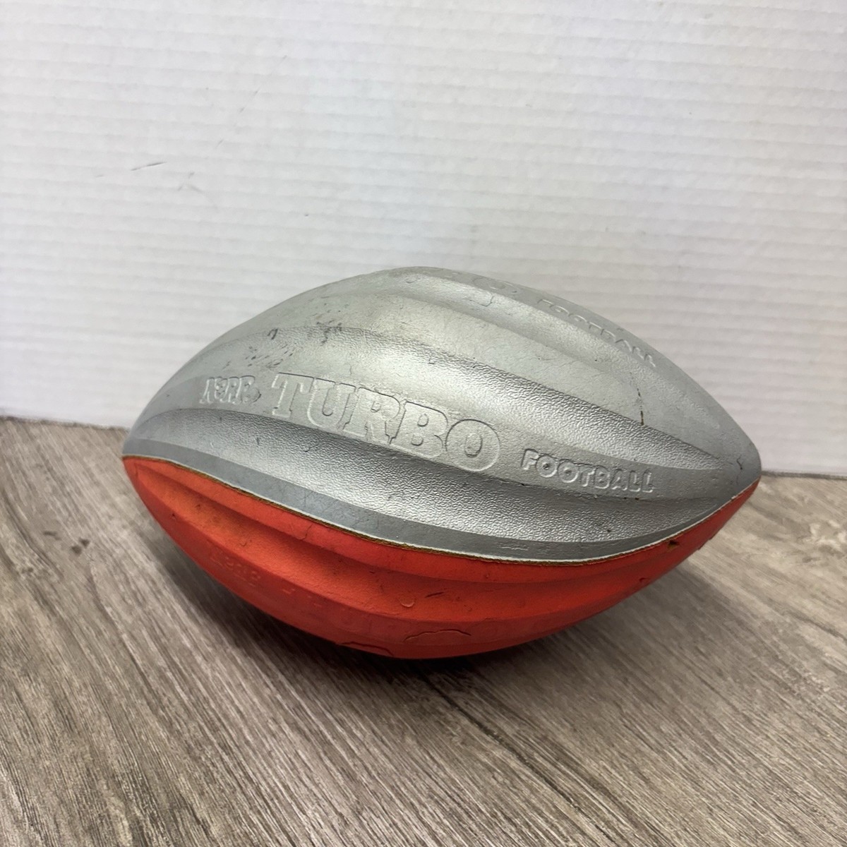 Vintage NERF TURBO Football, Silver & Red, 1989 Parker Brothers | eBay