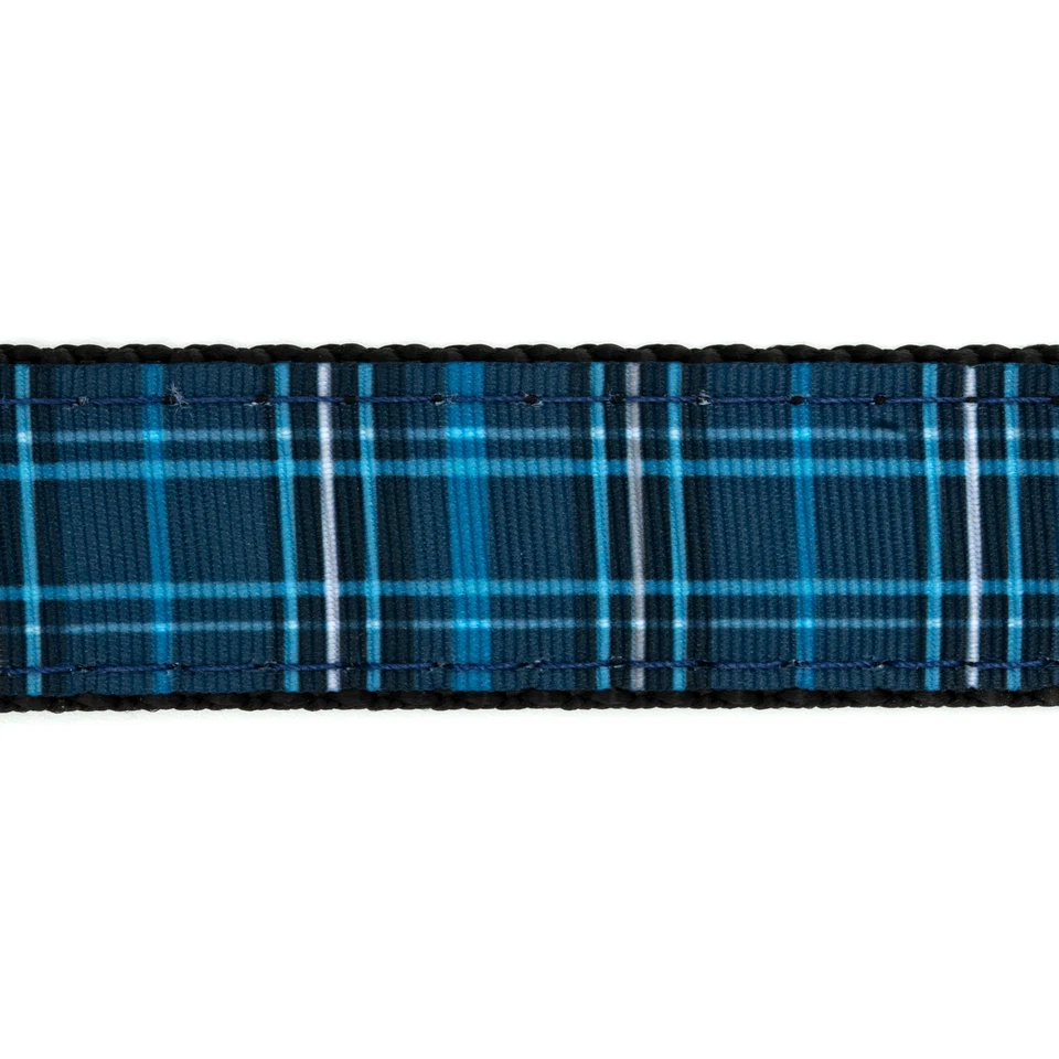 Country Brook Design® 1 英寸海军蓝格子丝带黑色尼龙织带,50 码 — 第 3/4 张图片