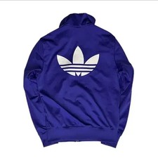 Adidas Purple Big Logo Firebird Track Jacket M 