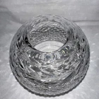 Vintage Waterford Crystal Glandore Rose Bowl Vase Diamond Cut￼