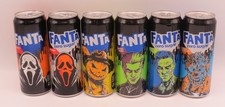complete set of 6 FANTA HALLOWEEN 2026, 330ml cans, Belgium, FULL