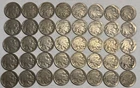 ROLL of 40 full date Indian Head BUFFALO NICKELS. Exact coins shown. #08