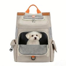 Small Dog Cat Backpack Carrier, Soft Large Space Cat Bubble Backpack, Breatha...