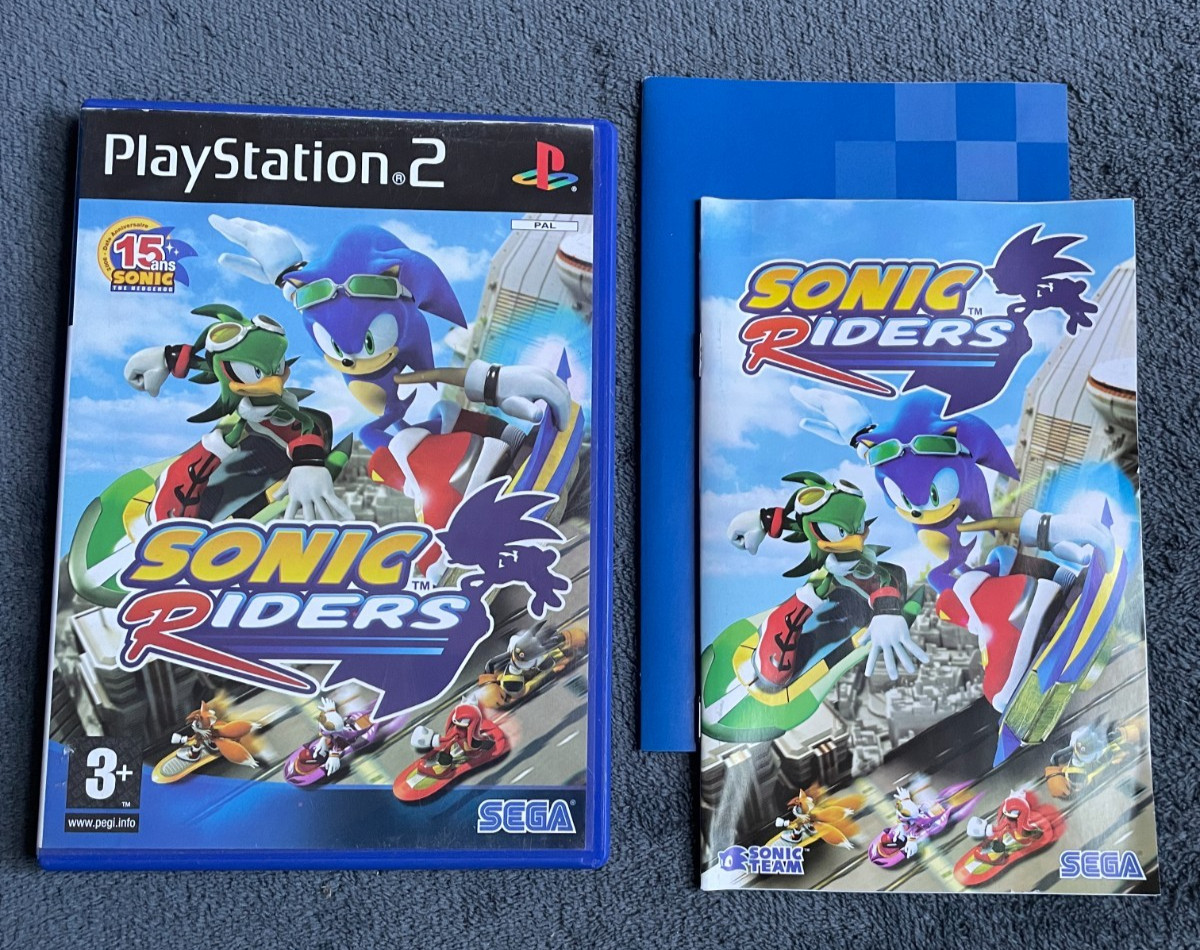 Sonic Riders complet sur Playstation 2 PS2 - FR cd TTBE