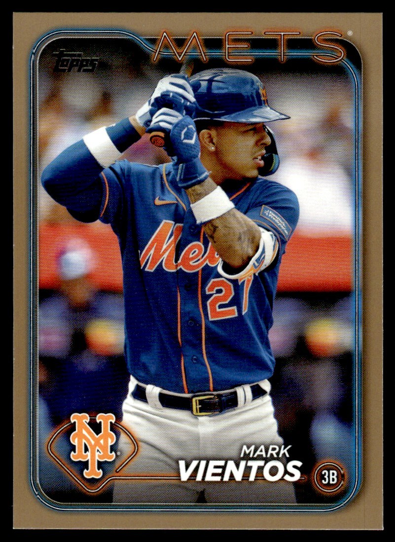 2023 Topps Chrome Mark Vientos Rookie /2024 New York Mets #8