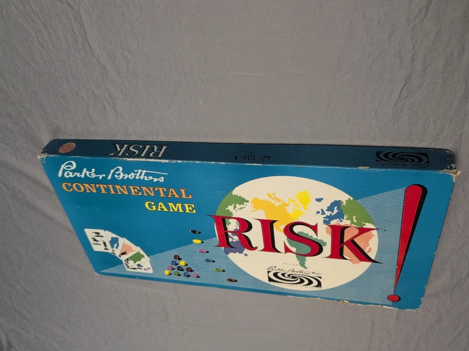 VTG RISK Board Game Complete Early Version All Pieces 1959 1963  - Image 4 of 4
