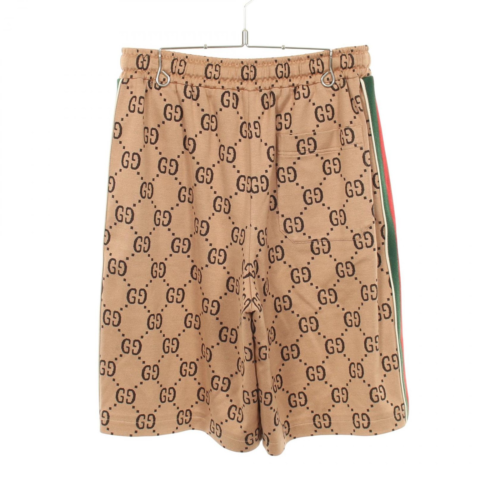 GUCCI Jumbo GG Half Pants cotton Brown Green Red Used mens size XS thumbnail 2