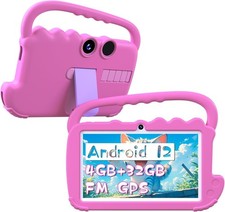 CUPEISI Kids Tablet 7 Inch Android 12 1.5GHz Quad-Core 4GB RAM 32GB Storage IPS