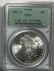 1882 S Morgan Silver Dollar - PCGS MS64 - Very Nice Coin - No Reserve