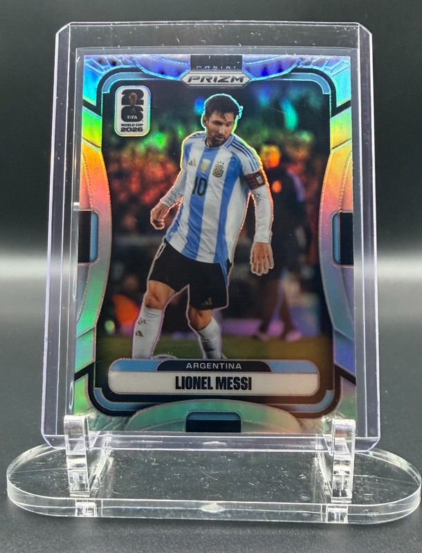 2026 Panini Prizm World Cup Lionel Messi Silver Refractor #10 Argentina