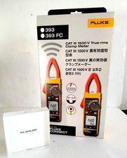 Fluke 393 FC True-RMS Clamp Meter – 1500V CAT III, Compact, IP54 Rated NEW