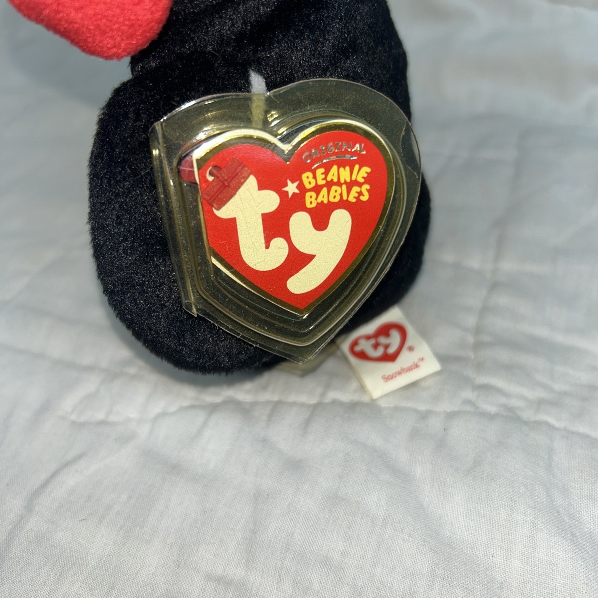 Snowbank 2008 Ty Beanie Babie Christmas Holiday 6in Penguin 3up