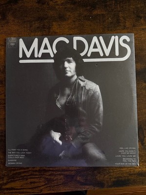 MAC DAViS SELF-TiTLED COLUMBiA C-32206 BRAND NEW  SEALED ViNYL LP RECORD ALBUM
